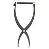 Eyebrow Ruler, 3 Point Positioning Eyebrow Golden Ratio Caliper Microblading Ruler, Stainless Steel Permanent Makeup Symmetrical Tool Grooming Stencil Shaper Balance Rule view 1