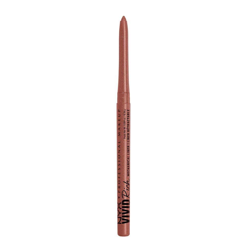 NYX Professional Makeup Mechanical Eye Pencil, Vivid Rich Mechanical, Creamy Retractable Eyeliner - Spicy Pearl, Bronze Eyeliner