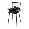 ESRADA Rolling Makeup Case Professional Makeup Artist Train Case Trolley Travel Cosmetic Brush Holder Organizer Extra Large Capacity black-22 inches view 1