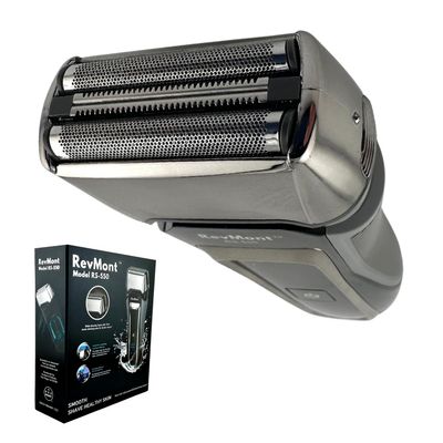 RS-550 Electric Razor for Men, Model RS-550 Foil Shaver, Wet or Dry Shaving, Beard and Sideburn Trimmer, Smooth Shaving Waterproof Shaver
