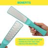 Onyx Professional 2 Faced Foot File & Polisher, Foot Callus Remover & Foot Sander, Wet & Dry Feet Scrubber for Smooth & Soft Feet, Stainless Steel Pedicure Tools, Pack of 1 view 3