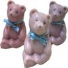 Teddy bear soap figurine, shea butter hand and bath soap (Brown) view 1