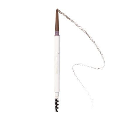 Kara Beauty Essentials Micro Brow Pencil Infused with Castor Oil - Long-Wearing, Retractable Eyebrow Pencil with Fine Tip and Spoolie Brush for Fuller Brows. Perfect Eyebrow Makeup for Women (Taupe)