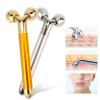 Xzeit Electric Facial Massager 24k Gold Facial Massager, 3D Roller and T-Type Facial Roller Massager kit Skin Care Tools, Handheld Massager view 2