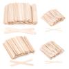 1000Pcs Waxing Sticks - 4 Style Assorted Wood Wax Sticks for Body Face Hair Removal, Eyebrow Lip Nose Small Waxing Applicator Sticks, Wax Spatula Applicator Wooden Craft Sticks view 1