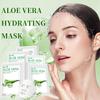 Aloe Vera Face Mask,Hydrating Face Masks Skincare For Dry, Oily,Sensitive Skin,Aloe Facial Skincare Sheet For Moisturizing, Soothing, Calming, Sun Care,Acne, Facial Masks for Women Skin Care 10-Pack view 2