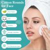 Maxcheck 2000 Pcs Cotton Rounds Bulk Exfoliating Rounds for Face Makeup Remover Cotton Facial Pads for Face Makeup Removal Toner Pads view 4