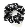 12 Pcs Shiny Soccer Hair Scrunchies Cheer Soccer Uniforms Scrunchie School Performance/Sports/Practice/Party/Gymnastics Scrunchie Ponytail Holder Wrist for Girls Cosplay Show (Black) view 2