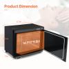 Hot Towel Warmer for Facials Massage, Professional Large Capacity Hot Towel Cabinet, 2-in-1 Spa Towel Warmers for Facials, Barber, Salon, Esthetician, Gym, Hotel, Home Use (23L, Black) view 2