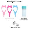 2024 New Lower Eyelash Stamps Tool Disposable Eyebrow Brush Mascara Shield Guard Set Lash Buddy DIY Lashes Extensions Natural Look for Make Up Beginner view 4