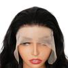 Wjnvfioo Loose Wave Lace Front Wig Human Hair Wigs Natural Color Free Middle Part Transparent Lace Closure Wigs For Women view 4