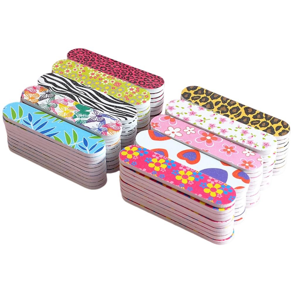 100pcs Nail Files Emery Boards for Nails Nail File Small Size Grit Nail Files for Natural Nails Nail File Emery Board Thin
