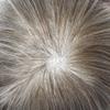 Mens Toupee Hair System For Men 0.06mm Super Thin Skin V-looped Mens Hair Replacement System Natural Hairline Toupee For Men Poly Skin8"X10"#730 Very Light Brown with 30%gray hair-90% Light density view 4