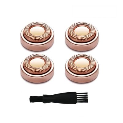 Face Hair Remover Replacement Heads for Flawless Finishing Touch Facial Gen 1 Hair Removal for Women Painless Razor Head for Face 4 Pack