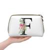 GYJVYH Initial Makeup Bag - Personalized Makeup Bag - Monogrammed Cosmetic Bag - Portable Travel Stuff Bag - for Wedding Graduation Christmas Birthday Gifts Teacher Gifts BFF Friends Bridesmaids view 2