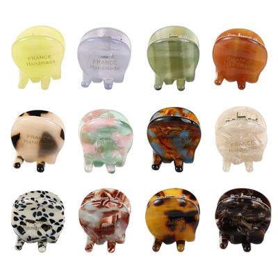 12 Pcs Small Claw Hair Clips for Women Girls, Cute Stylish Tiny Hair Claw Clips Small Durable Strong Hold Jaw Clips Hair Accessories for Thin/Medium Hair