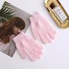 BOLAKE Creative Five-Finger Jacquard Shower Scrub Back Bath Scrub Glove Double-Sided Scrub Bath Towel view 1