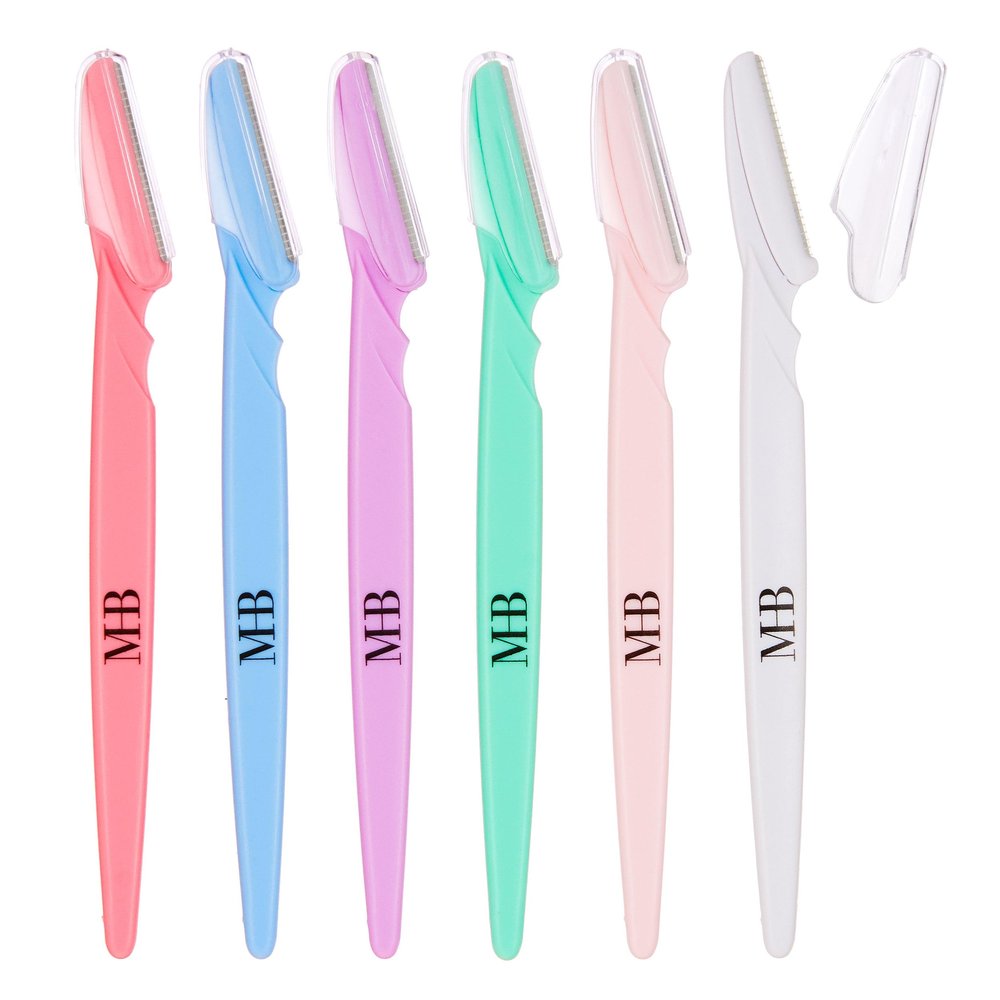 6pc Face Body Razors, Pack Premium Professional Disposable Dermaplaning Tool, Eyebrow Shaver, Smooth Skin Grooming Kit