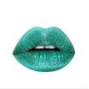 Aromi Green Metallic Liquid Lipstick | Turquoise, Teal-Green Lip Color with Shimmery Finish, Vegan, Cruelty-free, Long-lasting, Smudge Proof, Handmade (Mermaid Tail) view 1
