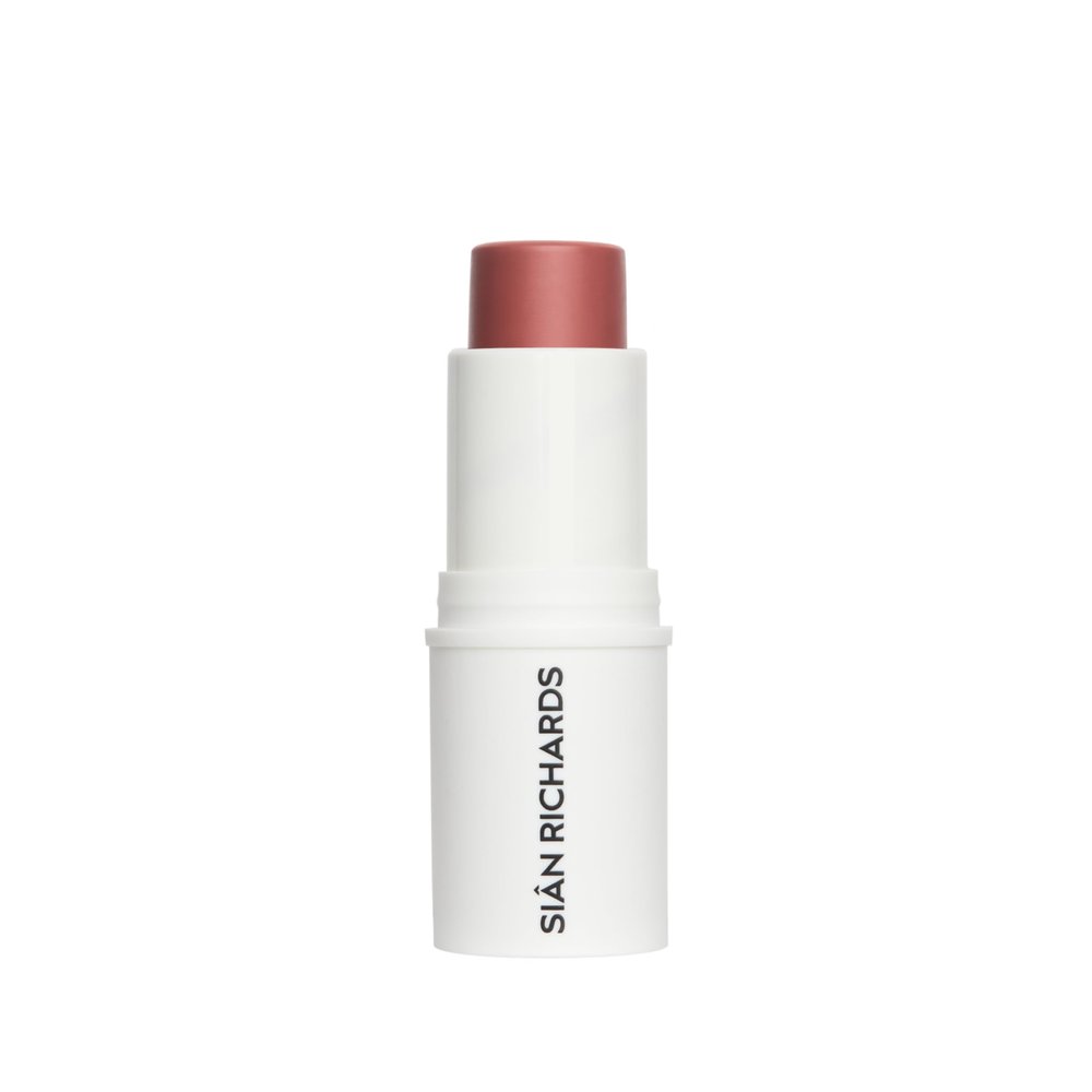 Blushy Creamy Skin Tint Hydrating Blush Stick for Cheeks and Lips, Buildable Coverage, Vegan Formula, Cranbell by Sian Richards (Nude)