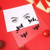 Face Jewels Stick on Face Costume Gems Self-Adhesive Makeup Halloween Dress Up Rhinestone Stickers for Festival Holiday Party Accessories (Black) view 3