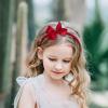EYEOO 2PCS Bow Headbands Set for Girls Big Knotted Headbands Grosgrain Ribbon Hair Bows Cute Hair Hoop Top Knot Turban Hairs Headband for Girls Teens Party Cosplay Decoration Hairs Accessories view 2
