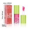 3ml Lip Balm Plump Lips Lighten Lip Lines Transparent Lip Gloss 6 Popular Colors Use Together With Lipstick Improve Dry Lip Balm Natural Kids (Brown, A) view 4