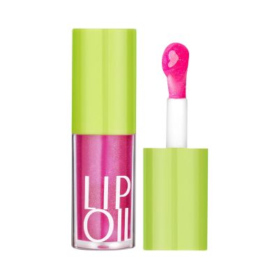 3ml Lip Balm Plump Lips Lighten Lip Lines Transparent Lip Gloss 6 Popular Colors Use Together With Lipstick Improve Dry Lip Balm Natural Kids (Hot Pink, A)