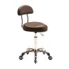 BXKCFYBSQ Saddle Stool Adjustable Saddle Chairs with Back Ergonomic Saddle Stool Swivel Rolling Hydraulically Adjustable Suitable for Makeup Studios, Offices, Etc. (Color : Brown) view 1