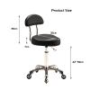 BXKCFYBSQ Saddle Stool Adjustable Saddle Chairs with Back Ergonomic Saddle Stool Swivel Rolling Hydraulically Adjustable Suitable for Makeup Studios, Offices, Etc. (Color : Brown) view 2