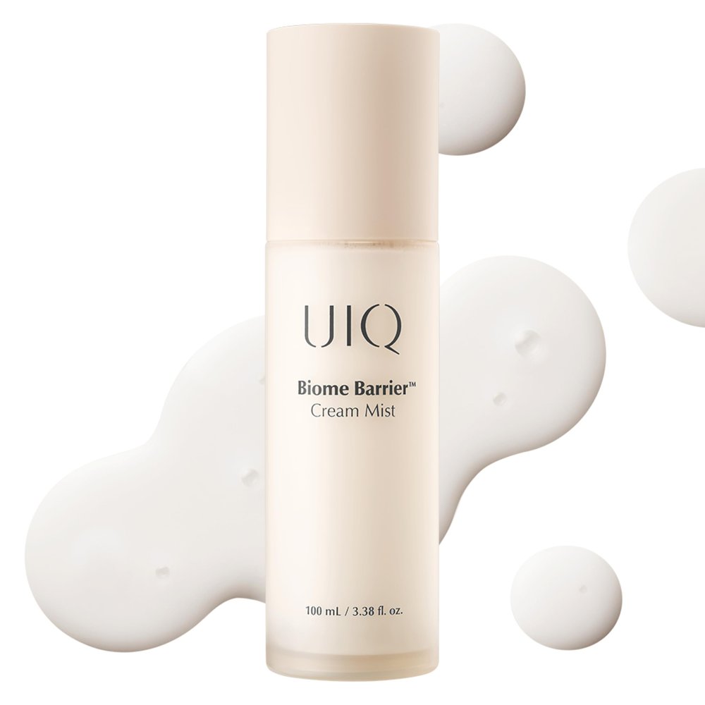 UIQ Biome Barrier Cream Mist - Facial Barrier Mist for Hydration & Skin Barrier Repair, Microbiome-Based Korean Skin Care, 3.38 fl oz