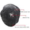 Men Hair Piece Durable Fine Mono Hair System Toupee for Men Real Human Hair Mens Toupee Replacement Systems Men Hairpiece Protesis Capilar Para Hombre1# JET BLACK6x9-120% density view 4