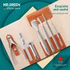 MR.GREEN Pedicure Knife Set Professional Ingrown Toenail Clippers Foot Care Tools Stainless Steel Nail Cuticle Nippers Remover Kits (7 Pcs Set Contain Nail Clipper) view 2