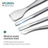 MR.GREEN Pedicure Knife Set Professional Ingrown Toenail Clippers Foot Care Tools Stainless Steel Nail Cuticle Nippers Remover Kits (7 Pcs Set Contain Nail Clipper) view 3