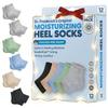 Dr. Frederick's Original Moisturizing Heel Socks for Dry Cracked Heels Treatment - 6 Pairs - Infused with Naturally Nourishing Oils and Butters - Stocking Stuffers for Adults - Power Pack view 1