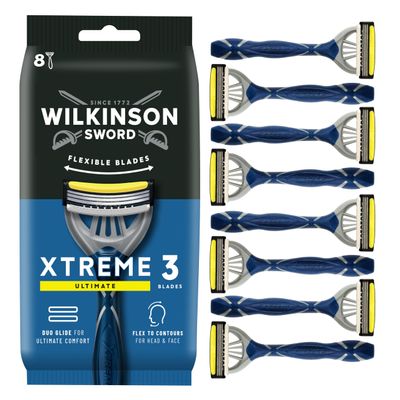 Wilkinson Sword Xtreme 3 Ultimate Comfort Disposable Razor for Men 8