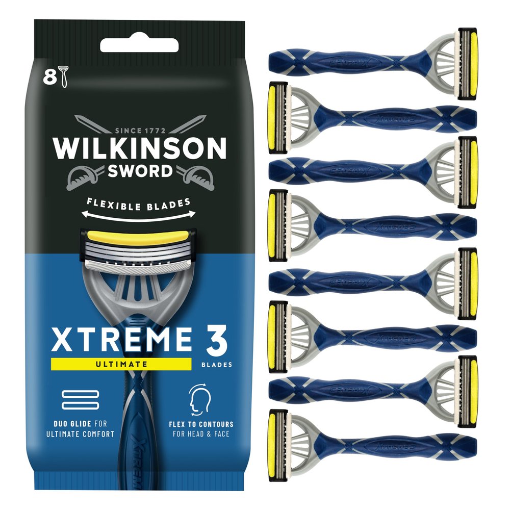 Wilkinson Sword Xtreme 3 Ultimate Comfort Disposable Razor for Men 8