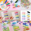 100 pcs No Bend Hair Clips, BOSOIRSOU Duck Billed Hair Clips DIY Hairpins Blank Hair Barrettes Metal Hair Styling Clips for Styling Sectioning DIY Hair Accessories view 1