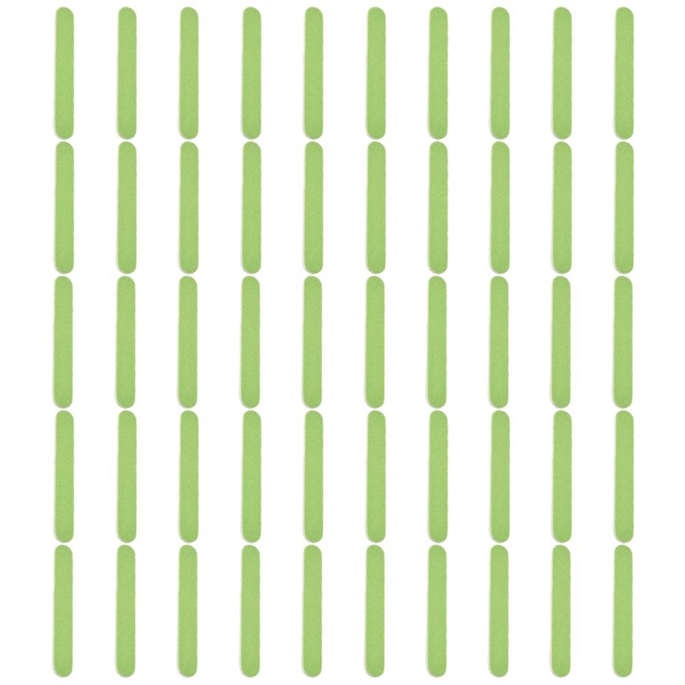 50pcs Nail Files Bulk Green Nail Buffering File Long Lasting Nail Files for Natural Nails Emery Boards for Nails Heavy Duty Gel Nails