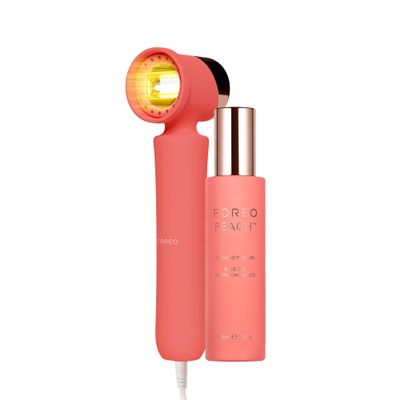 FOREO PEACH 2 IPL Hair Removal Device + Calming & Hydrating IPL PEACH Cooling Prep Gel - Permanent Hair Removal - Laser Hair Removal For Body & Face - Hair Removal with Skin Cooling & Silicone Shield