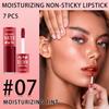 7 Colors Lip Tint Stain Set, Watery Lip Stain Mini Liquid Matte Lipstick, Multi-use Lip Cheek Tint, Moisturizing Plump Lip Gloss, Lightweight Non-Sticky, Long Lasting, Vivid Lip Makeup (7 Colors) view 2