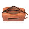 VC VINTAGE COUTURE Leather Toiletry Bag for Men - Large Leather Men's Toiletry Bag for Traveling - Leather Travel Kit - Real Leather Dopp Kit for Men - Leather Shaving Bag for Travel view 2