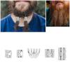 300pcs Beard Beads,Hair Accessories,for Men Women Silver for Men Women Silver view 3