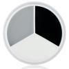 MEICOLY Black White Light Grey Face Body Paint Palette,Halloween Zombie Skeleton Makeup Face Paint,Clown Black White Makeup for Adults and Kids,Professional Body Paint Face Painting for SFX Cosplay view 1