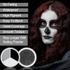 MEICOLY Black White Light Grey Face Body Paint Palette,Halloween Zombie Skeleton Makeup Face Paint,Clown Black White Makeup for Adults and Kids,Professional Body Paint Face Painting for SFX Cosplay view 3