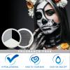 MEICOLY Black White Light Grey Face Body Paint Palette,Halloween Zombie Skeleton Makeup Face Paint,Clown Black White Makeup for Adults and Kids,Professional Body Paint Face Painting for SFX Cosplay view 4