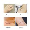 Nachukan 19 Sheets Reusable Waterproof Tattoo Stencils - Glitter Temporary Body Art Painting Templates for Tattoo Practice Supplies view 4
