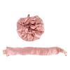 Heatless Bun Styling Kit,Hair Curler, Portable Soft Satin Heatless Curler for Long Hair for Long Hair for Sleeping (Dusty Pink) view 4