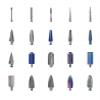 ZinNen RHAIYAN 67 Styles Carbide Nail Drill Bits Rotate Electric Ceramic Milling Cutter for Manicure Gel Polish Remover Nail Files Pedicure Specific (Color : 9TRed) view 4
