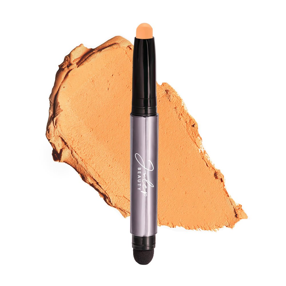 Julep Eyeshadow 101 Cream-to-Powder Waterproof Shadow Stick  Cantaloupe Matte  Long-Lasting, Crease-Proof, Warm Light Orange Matte Cream Eyeshadow with Built-in Smudger